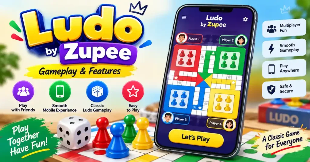 Ludo by Zupee – mobile Ludo game gameplay and features