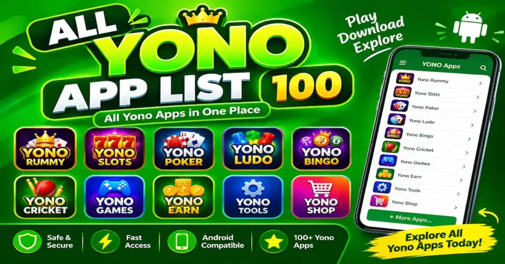 All Yono App List 100 – Complete Guide