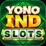 Yono IND Slots – golden IND branding with green background and SLOTS reel-style gaming design