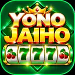 Yono Jaiho 777 – golden JAIHO branding with green background, 777 reel design and cherry symbols