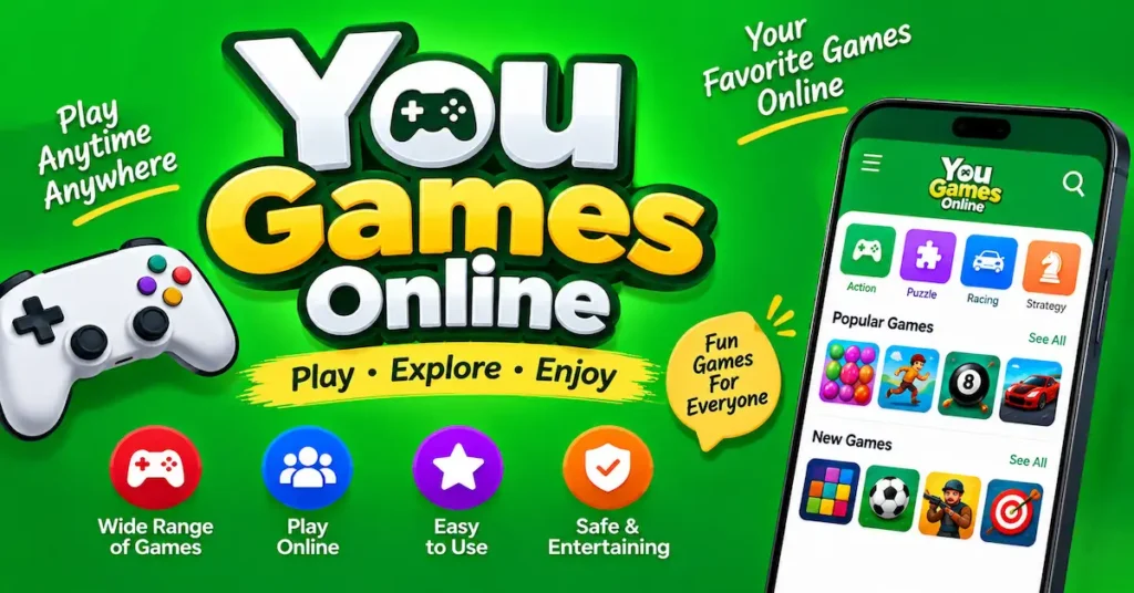 You Games Online – green gaming platform with mobile games and categories