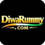 Diwa Rummy game logo with bold lettering, colorful graphics, and a
